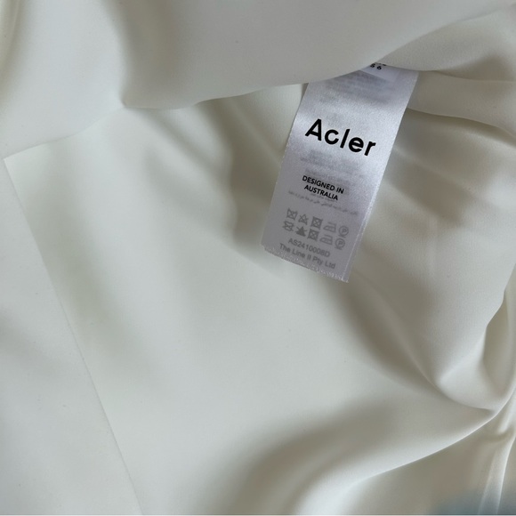 Acler Cream One-Shoulder Mini Dress - Picture 11 of 12